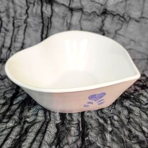 Vintage Corningware Blue Hearts Heart Baking Dish